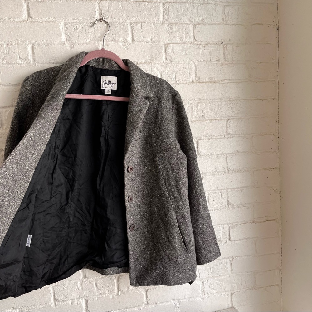 John Meyer 100 % Wool Blazer Jacket - image 5